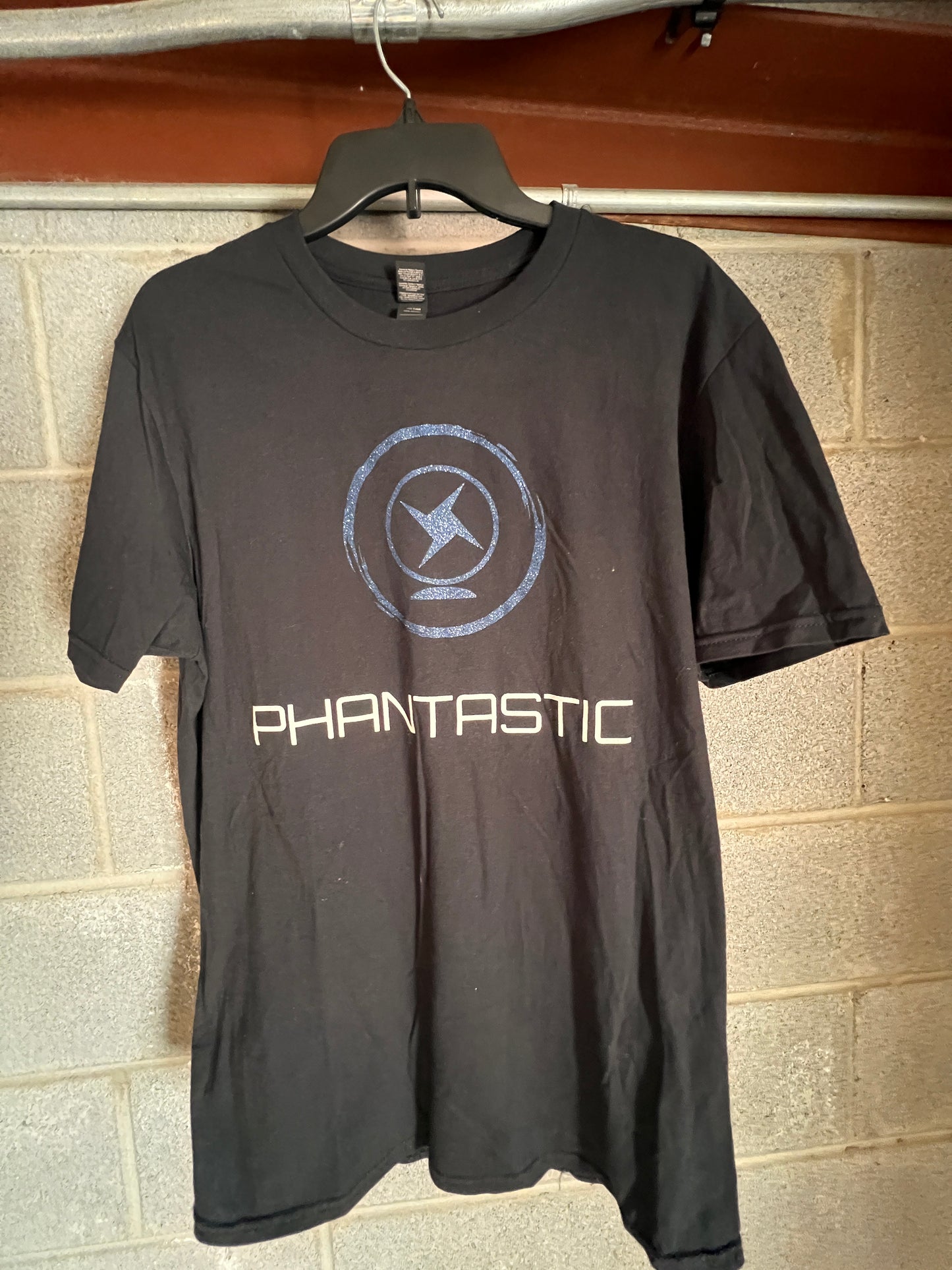 Phantastic Holographic Logo Tee Shirt Black