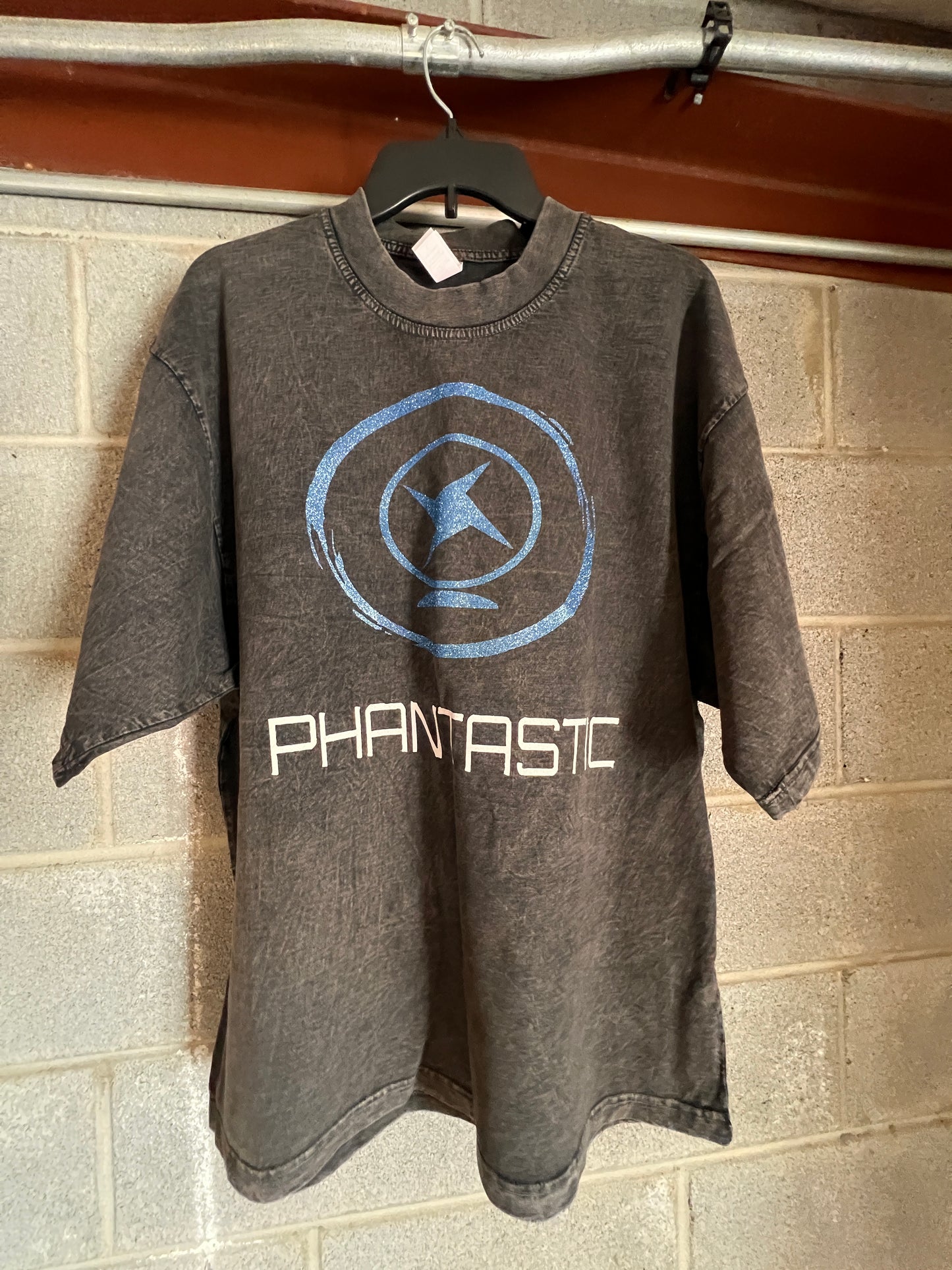 Phantastic Holographic Logo Tee Shirt Black Heavyduty